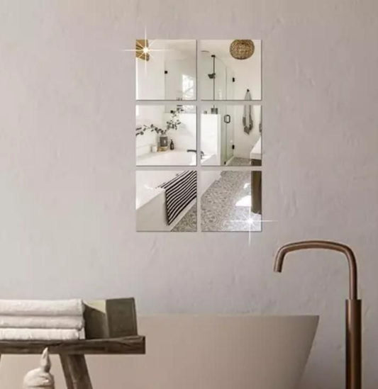 Acrylic 3D Mirror Wall Sticker